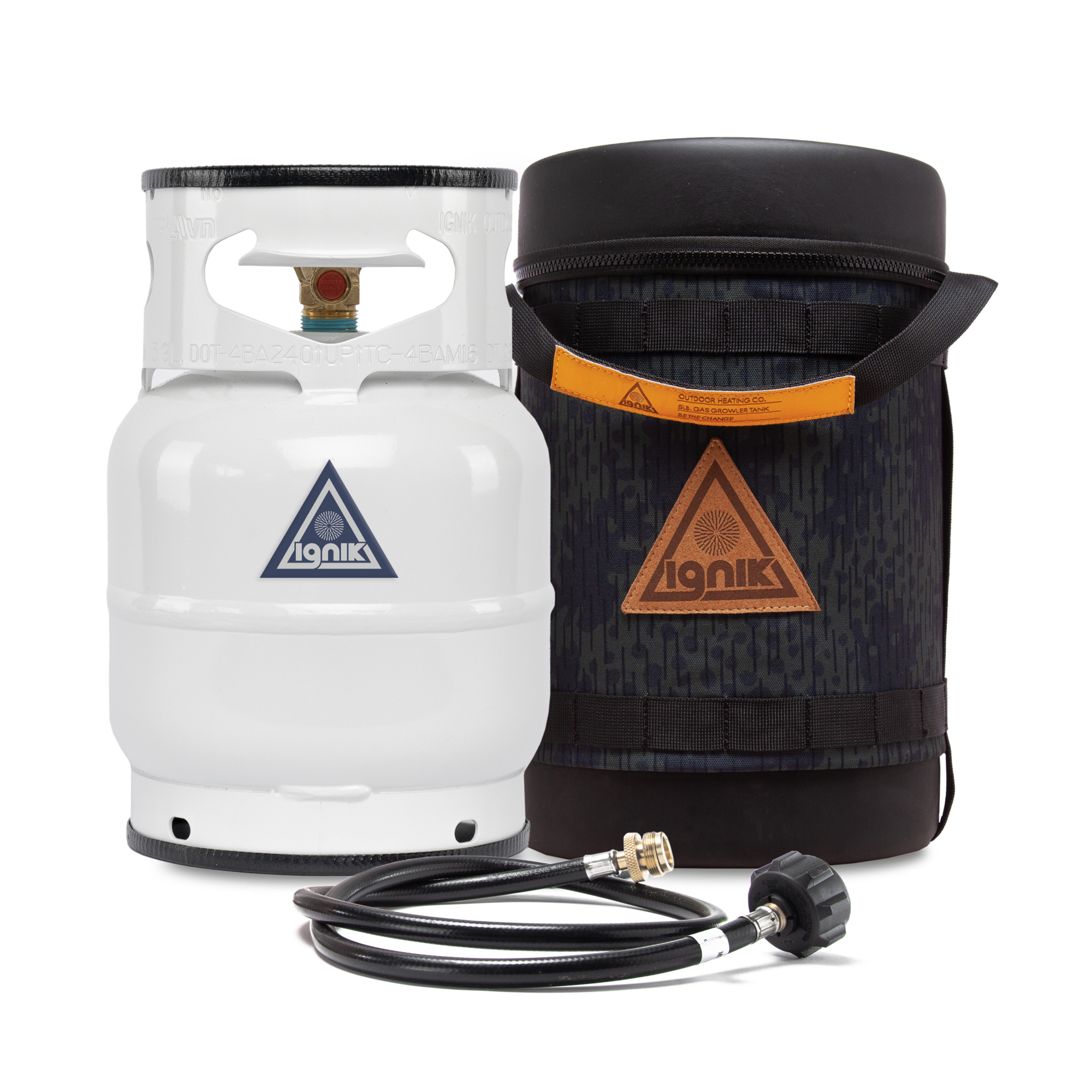 Ignik Outdoors, Gas Growler 5 lb Refillable Propane Tank Kit Camo, Model# IGPRO-00223AC